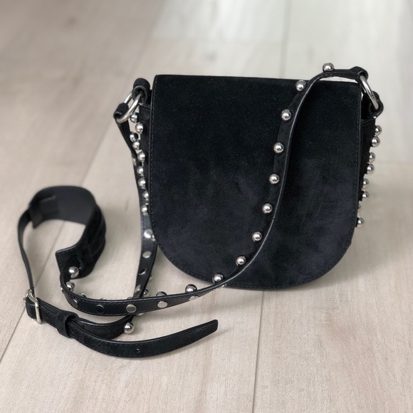 Alexander Wang Handbags - Alexander Wang Mini Lia suede saddle bag